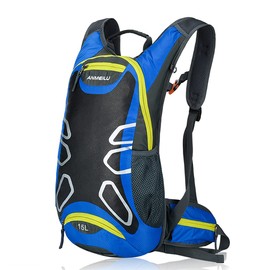 Hebetag Cycling Backpack Mountain Bike Rucksack for Men Women Travel Outdoor Sports Motorcycle Bicycle Riding Daypack, #13blue, 25cm(W)x17cm(D)x42cm(H)(9.84"x6.69"x16.53");