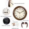 Kesin Wall Clock Wood 14 Inch Silent Wall Clocks Large