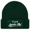 MoonWorks® Men's Beanie with Patch Knitted Hat with Saying Skiing