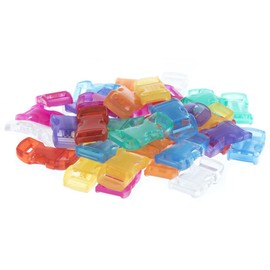 Paracord Planet Assorted 3/8" Side-Release Buckle Packs - Choose from a Variety of Colors & Pack Sizes - Perfect for 550 Paracord Bracelets, Lanyards, and Keychains