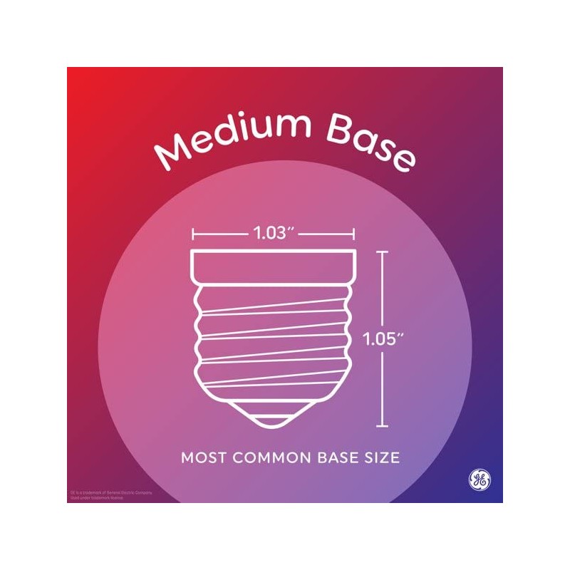 GE Daylight LED Floodlight Bulbs, 9 Watt (65 Watt Equivalent)