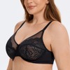 MELENECA Women's Minimiser Bra for Large Bust Underwired Bra Large