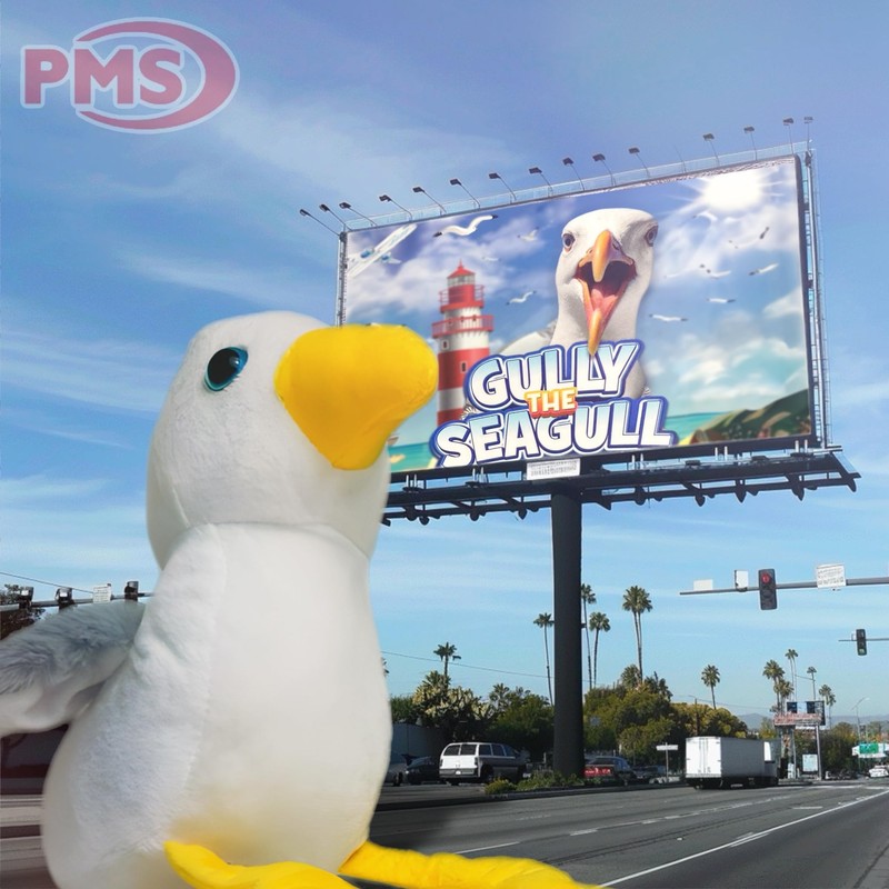 Gully Seagull Plush Toy, Kids Gift