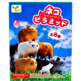 Cat Pyramid Figure, Box of 1