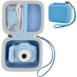 🤩Purple Perfection: The Ultimate Kids' Digital Camera Case! Instant Lens Sd Toddler - Color: Light Blue