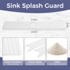Kitchen Sink Splash Guard, 24" Diatomite Fast Drying Stone Sink