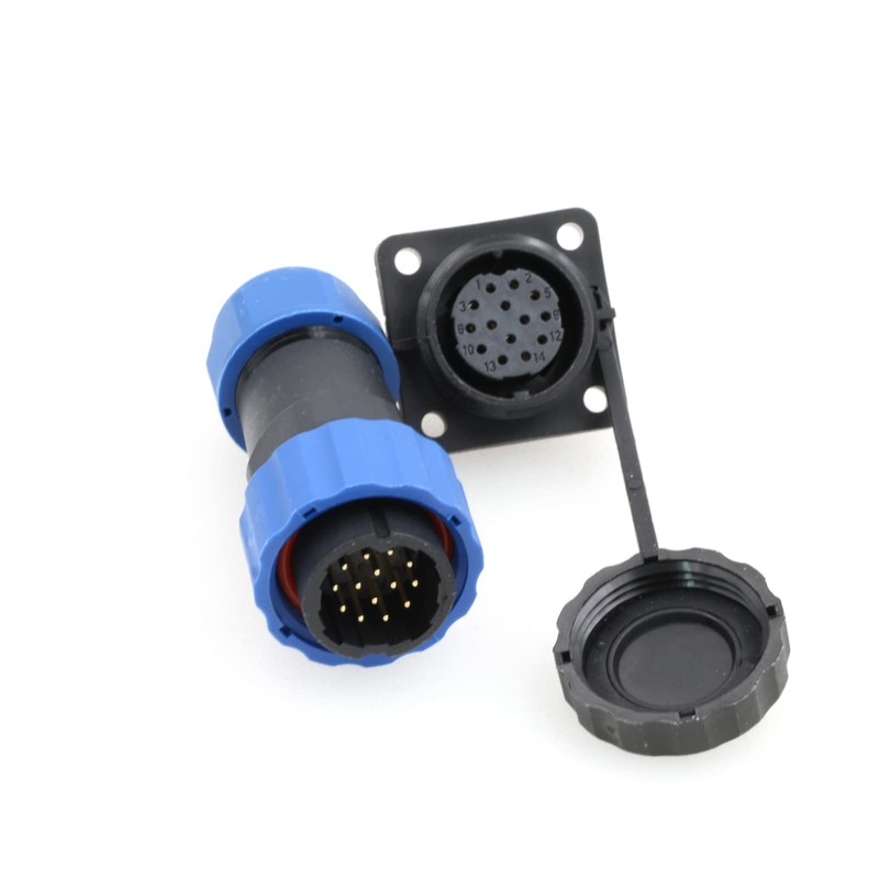 ZBLZGP SD20 Waterproof Connector IP68 Circular LED Power Cable Plug