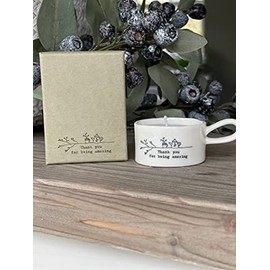 Thank You Handled Tea Light Holder