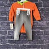 Cat & Jack 12 Months Pumpkin Romper Top & Striped