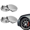 AUEFUDQ Set of 4 Wheel Rim Caps, Hub Caps OD