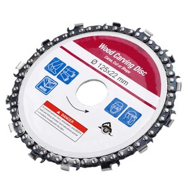 Wood Carving Chain Disc Circular Saw Blades for Creative Woodworking 14 Teeth 5 Inch