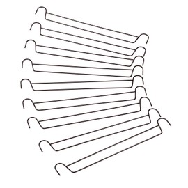 Pant Hangers for Rolling Pants Trolley 30 PCS, Bronze (Only Hangers)