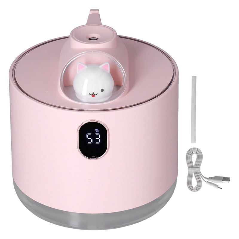 500ml Large Capacity Humidifier Spacecraft Night Light USB Charging Car