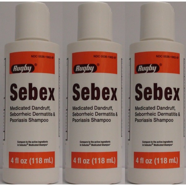SEBEX LIQ 2%-2% RUG 118 ML (Pack of 3)