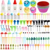 HOWHYUE 150 Pcs Silicone Lunch Box Dividers Bento Box Accessories