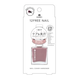 HOMEI 12FREE Nail Cover Hardener Mauve Mist (FN-7) 13ml All-in-One Nail