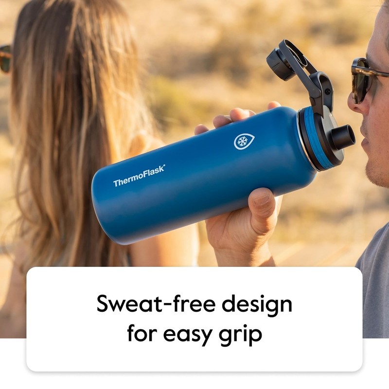 ThermoFlask 24 oz Double Wall Vacuum Insulated Stainless Steel Water