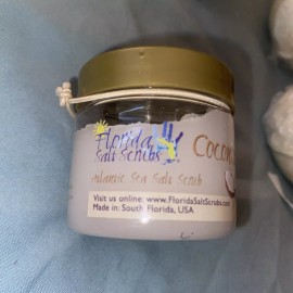 Florida Salt Scrub Coconut  2.9 Oz Jar
