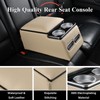 Coverado Car Center Console, Universal Rear Bench Seat Consoles, Truck
