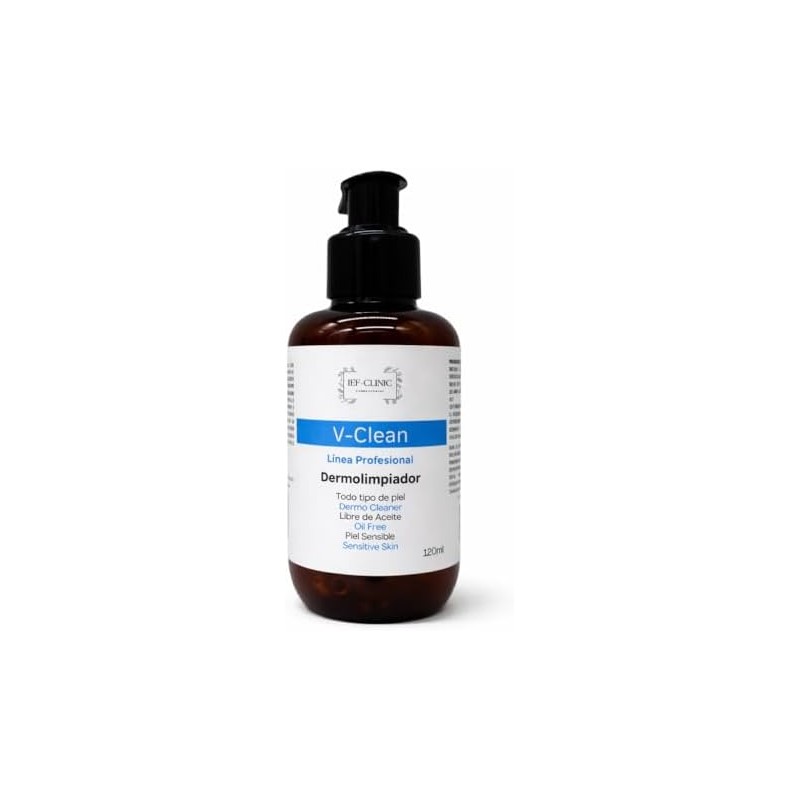 V-Clean Dermolimpiador Facial Profesional, Limpieza Profunda, Libre de Aceite, para