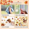 Fall Woodland Animals Window Clings, 9 Sheets 68 Pcs Autumn
