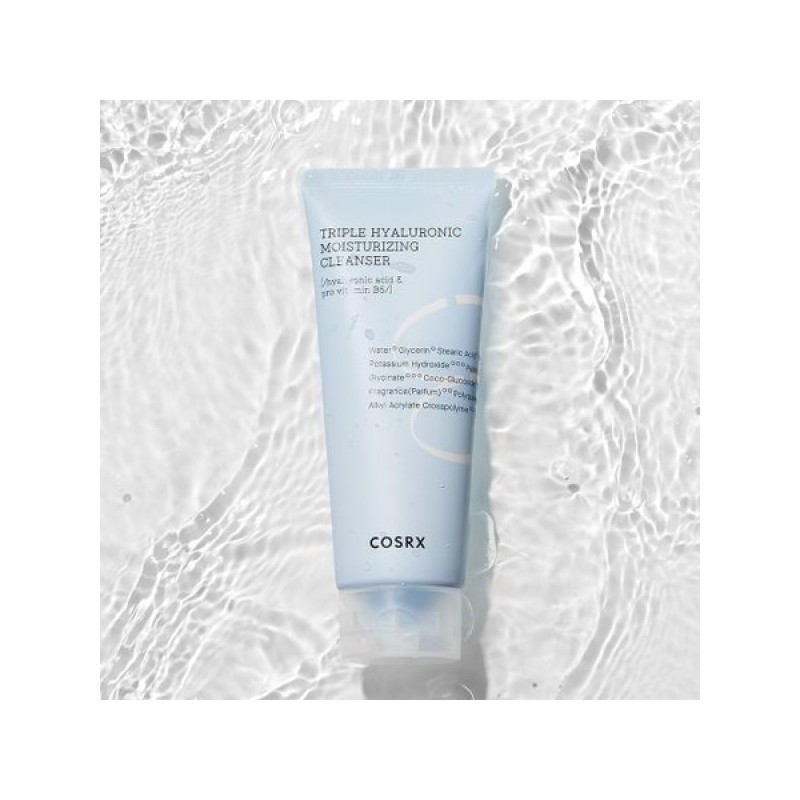 COSRX 본사 코스알엑스 하이드리움 트리플 히알루로닉 모이스처라이징 클렌저 150ml Head