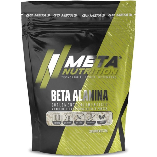 Meta Nutrition, Beta Alanina, 100 Servicios, 2 g por Servicio.