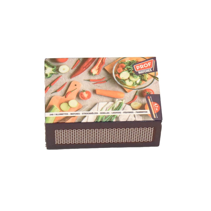 jameitop® 1400 Matches Vegetable Motifs Matches 6 Boxes of 240