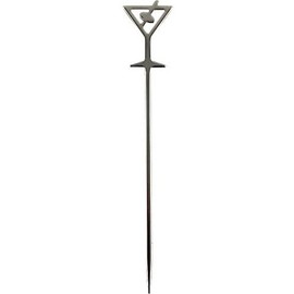 Prodyne Martini Glass Picks (Set of 6), Metallic