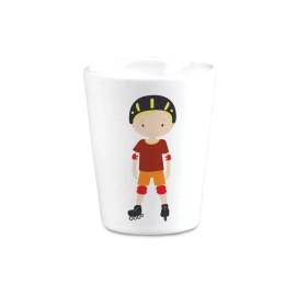 Unbranded Ceramic Shot Glasses Roller Boy Olympics Bar Supplies Accessories 2 Oz