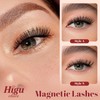 Higu clace Magnetic Eyelashes, Magnetic Eyelashes, Without Eyeliner, Magnetic Eyelashes