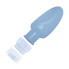 Dot&Dot Travel Bottles, White/Blue/Green/Purple, 1.25 oz, Set of 4