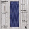 Unigear Ultralight Inflatable Sleeping Pad, Compact Air Camping Mat for