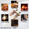 Novelty Refillable Butane Lighter, Cool Metal Lighter, Windproof Flame, Candle