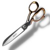 WELTMEISTER Solingen Germany Dressmaking Scissors 7 Inch Gold-Plated Suitable as