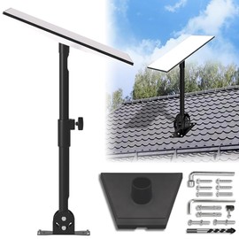 Starlink Gen 3 Mount - Hidden Cable Design, Adjustable Heavy Duty Pivot Starlink Roof Mount, Starlink Pole Mount with Starlink Gen 3 Pipe Adapter, for Starlink Internet Kit Satellite