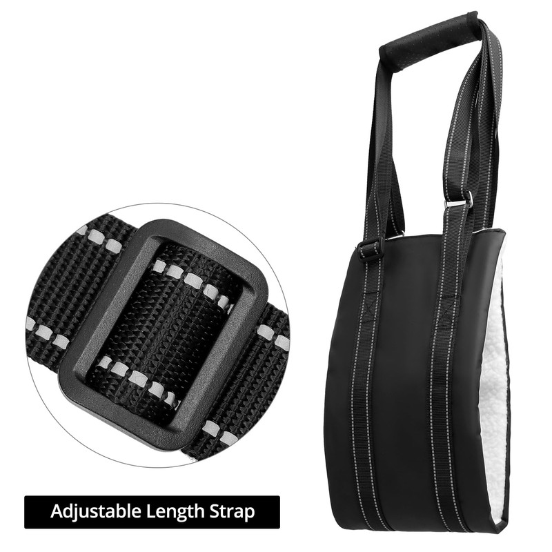 QWORK Ergonomic Dog Support Harness – Adjustable and Portable with