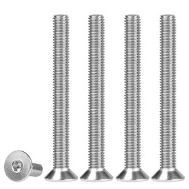 FOMGIIN Countersunk Screws Stainless Steel M4 x 40 mm, Pack of 20 304 Stainless Steel Screws Countersunk Head DIN 7991 A2 V2A Hexagon Socket Countersunk Screws Full Thread Countersunk Screw with