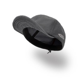 MOUTH MHW24095 (CHARCOAL) Camera Cap, Hat, Mouse, Flex, Multi Cap, 22.8 - 24.0 inches (58 - 61 cm), Large Size, Lightweight, Compact
