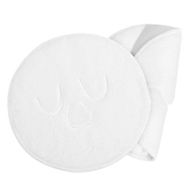 Baluue 2Pcs Thick Coral Fleece Face Care Towels Soft Wet Compress Towels for Hydrating Facial Treatments Ideal for Salon and Home Color