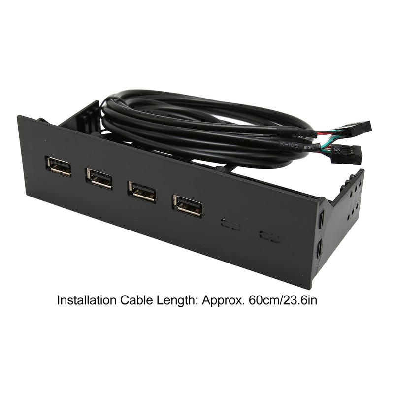 5.25 Inch USB 2.0 Hub Front Panel, Multifunction Ale 4