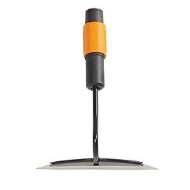 Fiskars QuikFit 1000677 Hoe, Device Head, Length: 25 cm, Width: 18.5 cm, Steel Head, Black/Orange