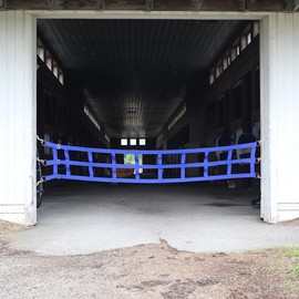 Country Pride Barn Door Guards with Snaps (8', Blue)