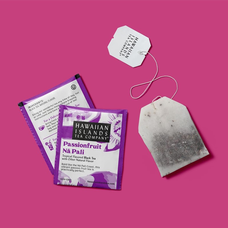 Hawaiian Islands Tea, Mango and Passion Fruit Flavors Combo Bundle