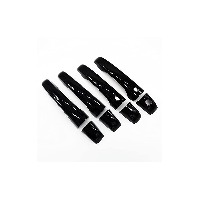 erushautoparts Black Door Handle Covers Compatible with 300C+Journey
