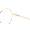Agstum Vintage Round Prescription ready Metal Eyeglass Frame Clear Lens