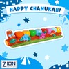 Zion Judaica Polyresin Caterpillar Menorah Cute Kids Candle Menorah Hand