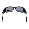LOCS Hardcore Shades Sunglasses, Black Frame with Dark Lenses, Polycarbonate