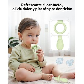 KOSMOX Molde para Paletas de Hielo Bebé con 4 Moldes de Silicona para Leche Materna o Frutas BPA Free Antiderrame Apto para Lavavajillas y Congelador