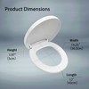 MinShaToilet Seat Soft Close with Quick Release Easy Install